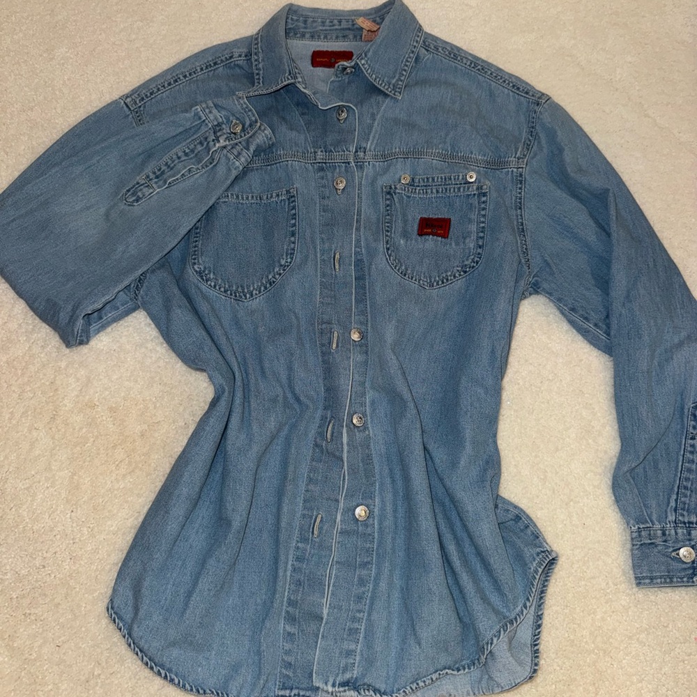 Blue Denim Button Shirt
